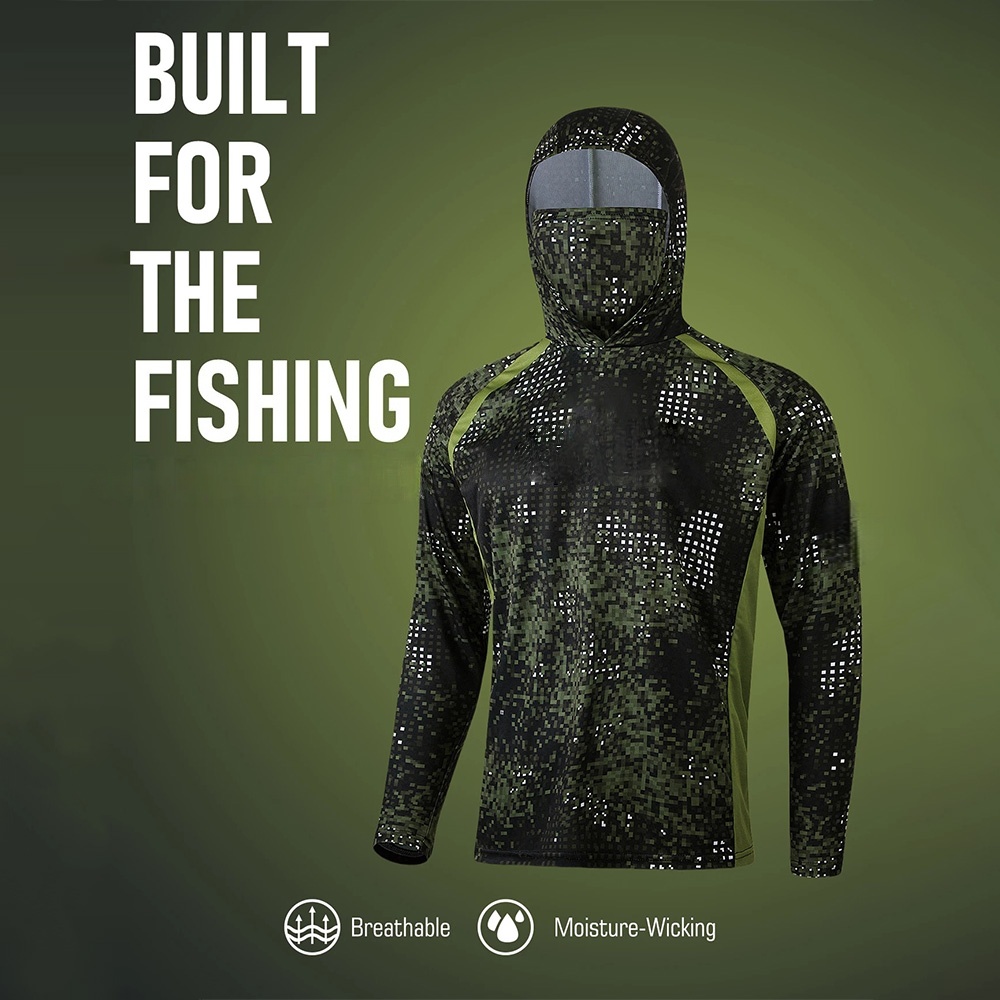 Fishing Shirt Uv Protection - Roupa de Pesca MALFC para Homens,