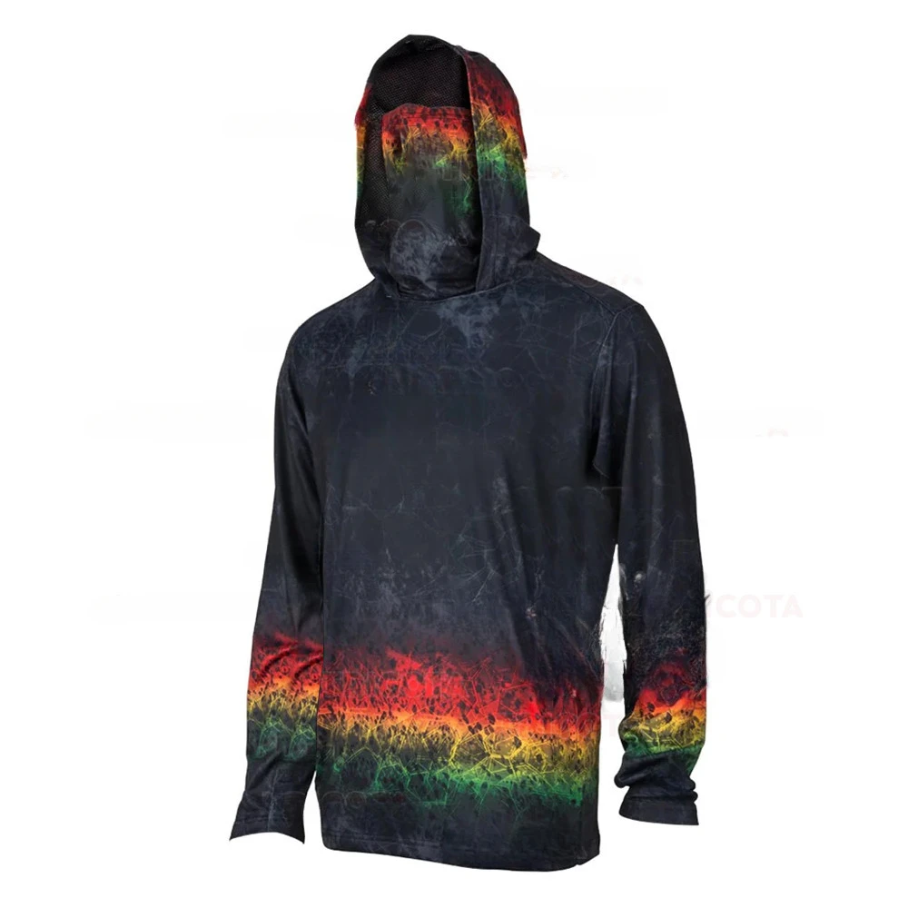 Fishing Shirt Uv Protection - Camisa de Pesca com Capuz para