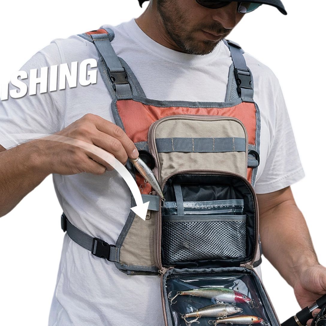 Bolsa de Peito Multifuncional  - Fishing Bag Waterproof avaliação e preço
