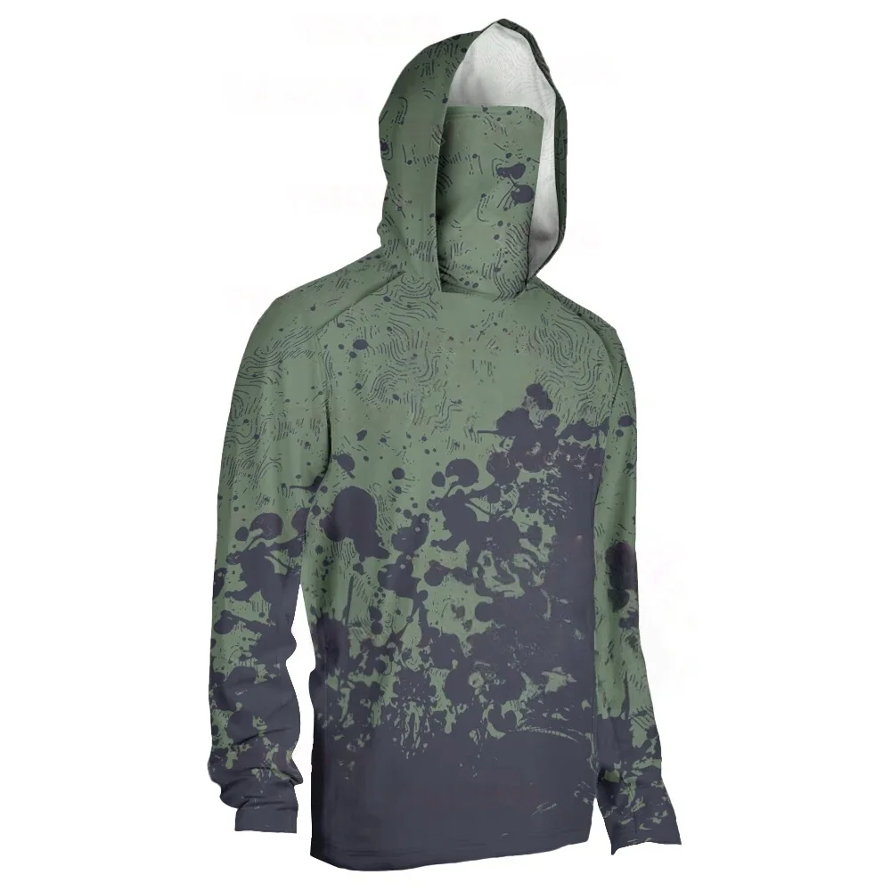 Camisa de pesca com capuz, ves - Fishing Shirt Uv Protection avaliação e preço