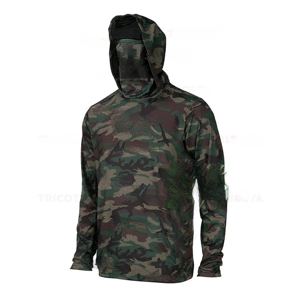 Camisa de Pesca com Capuz para - Fishing Shirt Uv Protection avaliação e preço